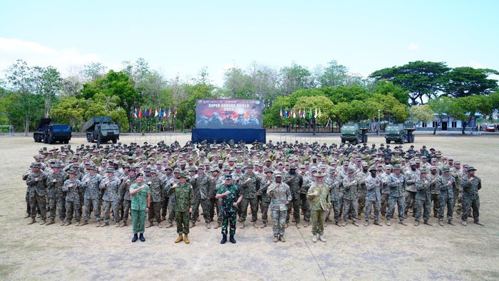 Latihan Bersama (Latma) Super Garuda Shield 2023 menjadi kegiatan latihan multinasional terbesar yang digelar di Indonesia. (dok Puspen TNI)