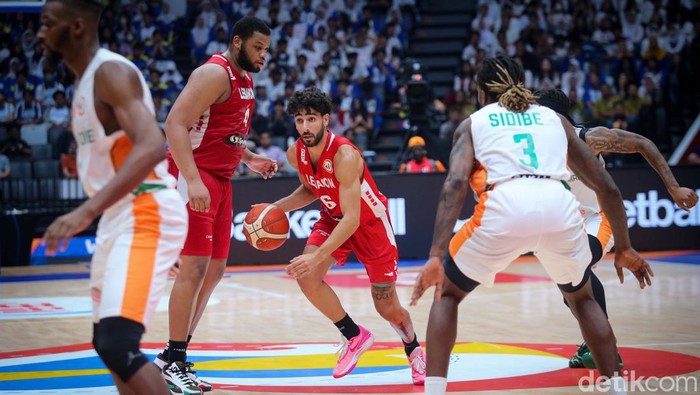 Lebanon Taklukan Pantai Gading di FIBA Word Cup 2023
