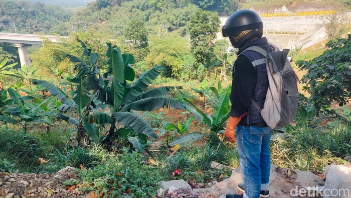 Lokasi Penemuan Mayat DK di Jurang Jalan Raya Purwakarta-Padalarang