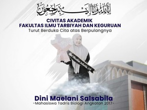 Suara Hati Ortu saat Dini Meninggal Kecelakaan Usai Lulus Skripsi