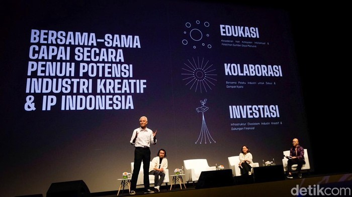 Momen Ganjar Bicara Ekonomi Kreatif dan Soroti Kesadaran HAKI
