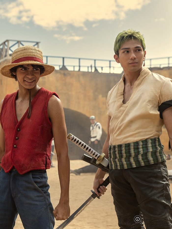 One Piece Cuplikan adegan One Piece Live Action.