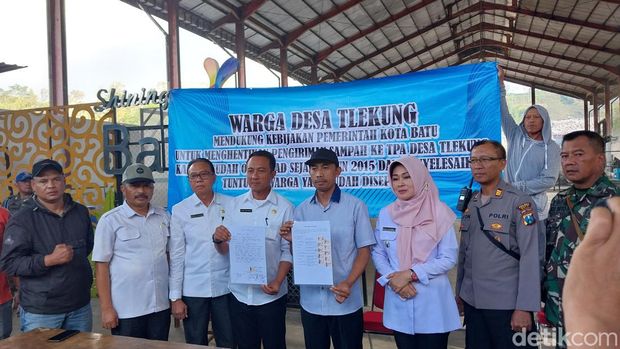 Penutupan TPA Tlekung Kota Batu. TPA ini tidak lagi menerima sampah.