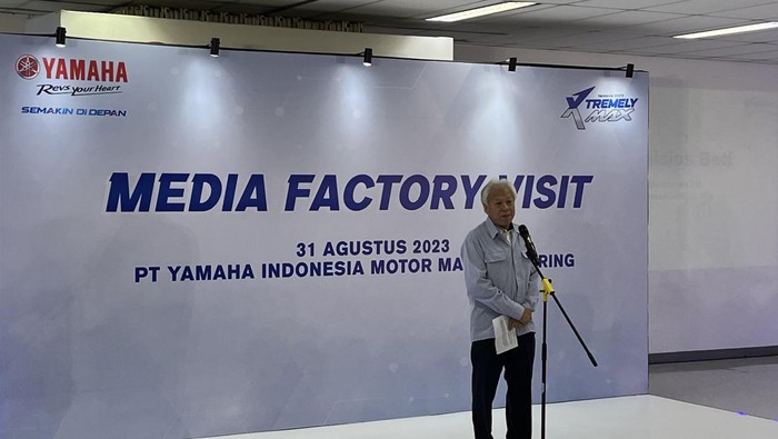 President Director & CEO PT Yamaha Indonesia Motor Mfg. (YIMM) Dyonisius Beti