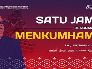 Menkumham Bakal Bicara soal Kekayaan Intelektual & Giat Berusaha di Bali