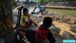 Pengerukan Sedimentasi Ciliwung Terus Dikebut