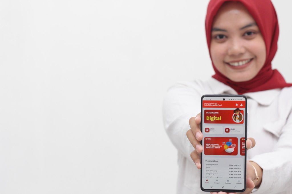 Tampilan aplikasi Terik