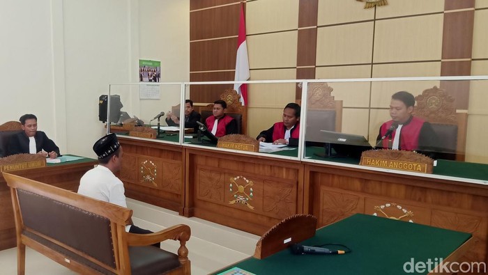 Tangan kanan Mbah Slamet Banjarnegara, Budi Santosa divonis 3,5 tahun penjara, Kamis (31/8/2023).