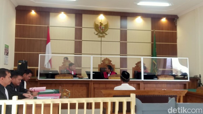 Tangan kanan Mbah Slamet Banjarnegara, Budi Santosa divonis 3,5 tahun penjara, Kamis (31/8/2023).