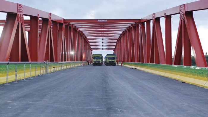 Uji Laik Fungsi Jembatan Sei Wampu. (Dok Hutama Karya)