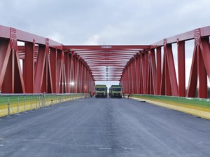 Uji Laik Jembatan Sei Wampu, Binjai-Pangkalan Brandan Cuma 48 Menit