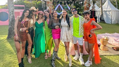 8 Potret Kemeriahan Pesta Ultah Luna Maya, Ada Konser Mini Lunachella