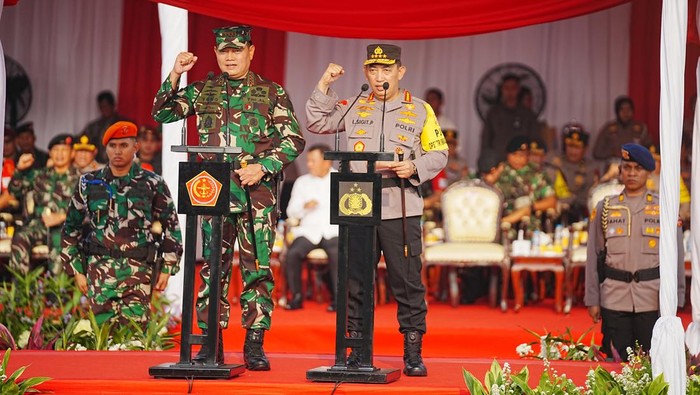 Panglima TNI dan Kapolri memimpin Apel Gelar Pengamanan KTT ASEAN