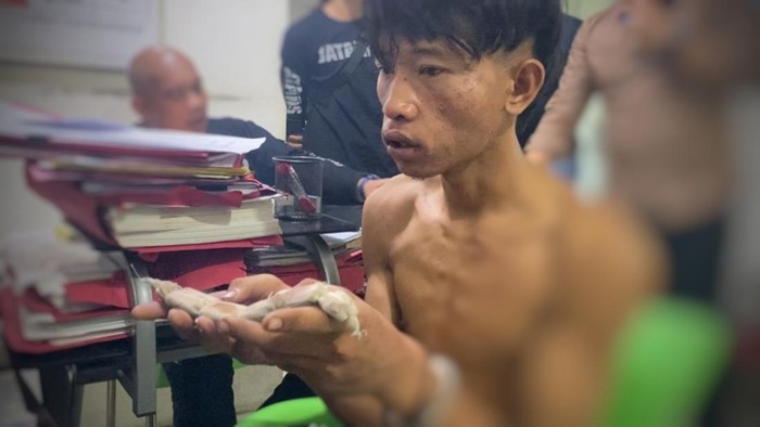 Begal sadis di Palembang bawa jimat hingga tanah kuburan saat beraksi