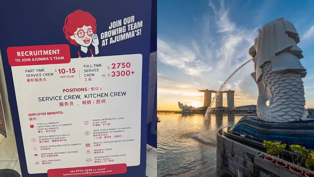 Bikin Iri! Segini Gaji Fantastis Pegawai Restoran hingga Kaki Lima di Singapura