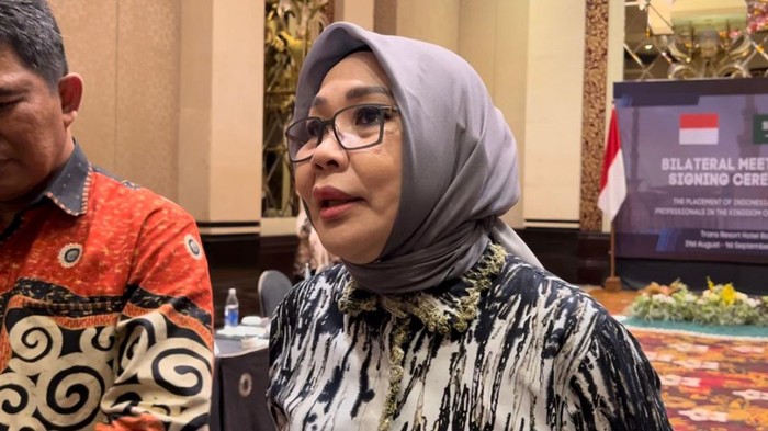 Dirjen Tenaga Kesehatan Kementerian Kesehatan Arianti AnayaΒ (Foto:Β Nyoman Adhistaya Sawitra/detikBali) Dirjen Tenaga Kesehatan Kementerian Kesehatan Arianti AnayaΒ (Foto:Β Nyoman Adhistaya Sawitra/detikBali)