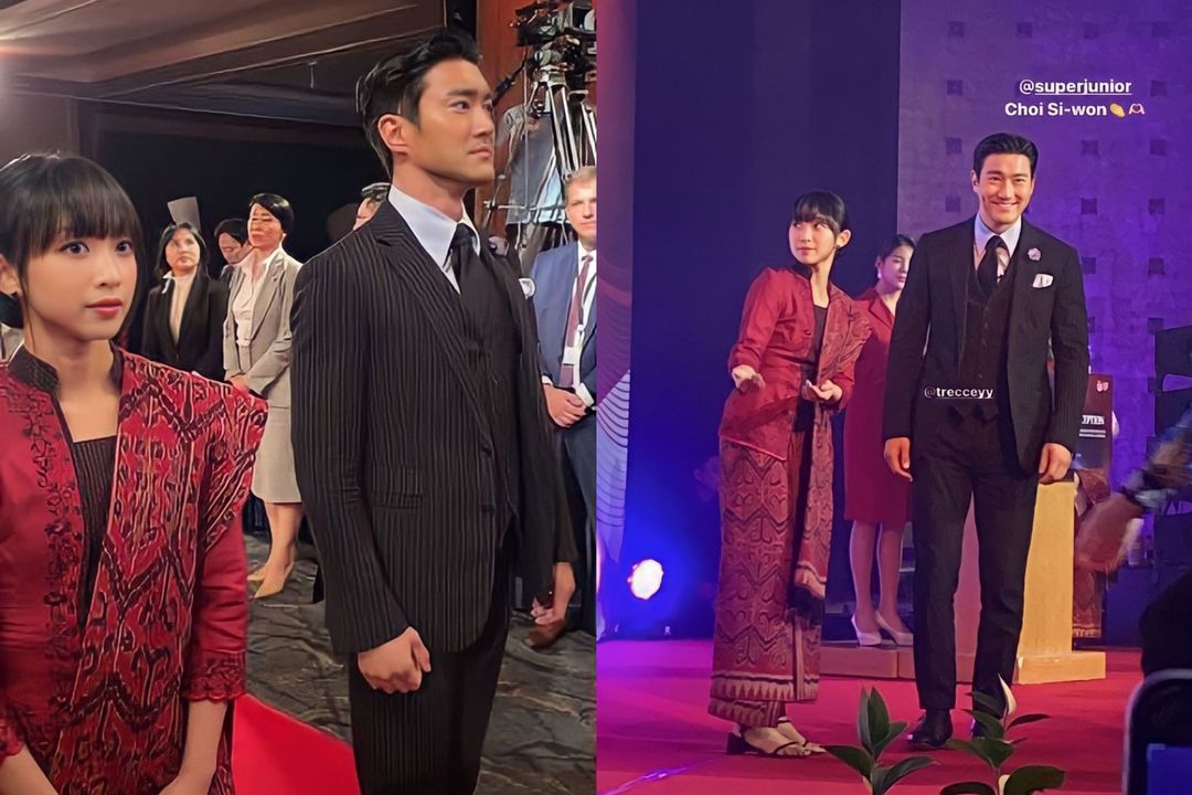 Dita Karang dan Siwon disandingkan di acara resepsi diplomatik Korea-Indonesia Dita Karang dan Siwon disandingkan di acara resepsi diplomatik Korea-Indonesia