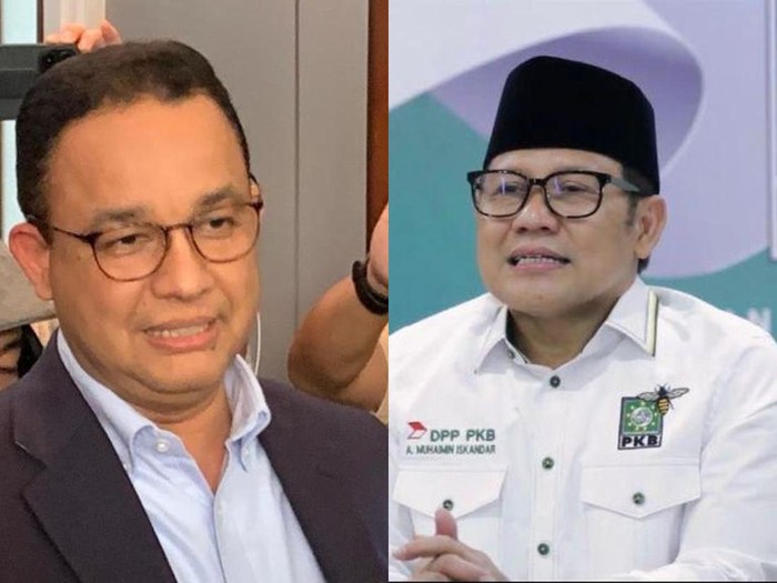 Foto Anies Baswedan dan Muhaimin Iskandar (Cak Imin) Dok Kolase detikcom