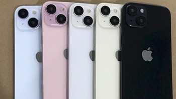 iPhone 15 tampil warna-warni seperti diungkap Sonny Dickson di akun Twitternya. . Foto: Twitter.com/SonnyDickson 