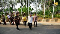 Hari ini Presiden Jokowi bersama para menteri mengecek kesiapan terakhir venue di JCC yang akan dipakai untuk gelaran KTT ASEAN 5-7 September 2023 mendatang. Foto: Dok. Kementerian PUPR