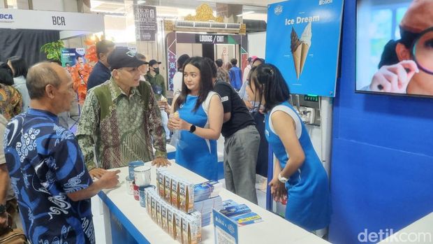 Suasana Jogja Coffee Week #3 di Jogja Expo Center (JEC), Kapanewon Banguntapan, Kabupaten Bantul, Jumat (1/9/2023).