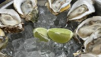 Tampaknya Kayra Miendra suka makanan mentah dan fresh. Selain sashimi, Kayra juga sempat menikmati oyster nih. Foto: Instagram @kayra.miendra