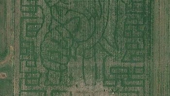 Untuk Melihat Ini Pergi Ke 32°3326.24LU 83°4929.38W, Lalu Kembali Ke Masa Lalu Sampai Maret 2017. Kira-kira apa?  Foto: Boredpanda