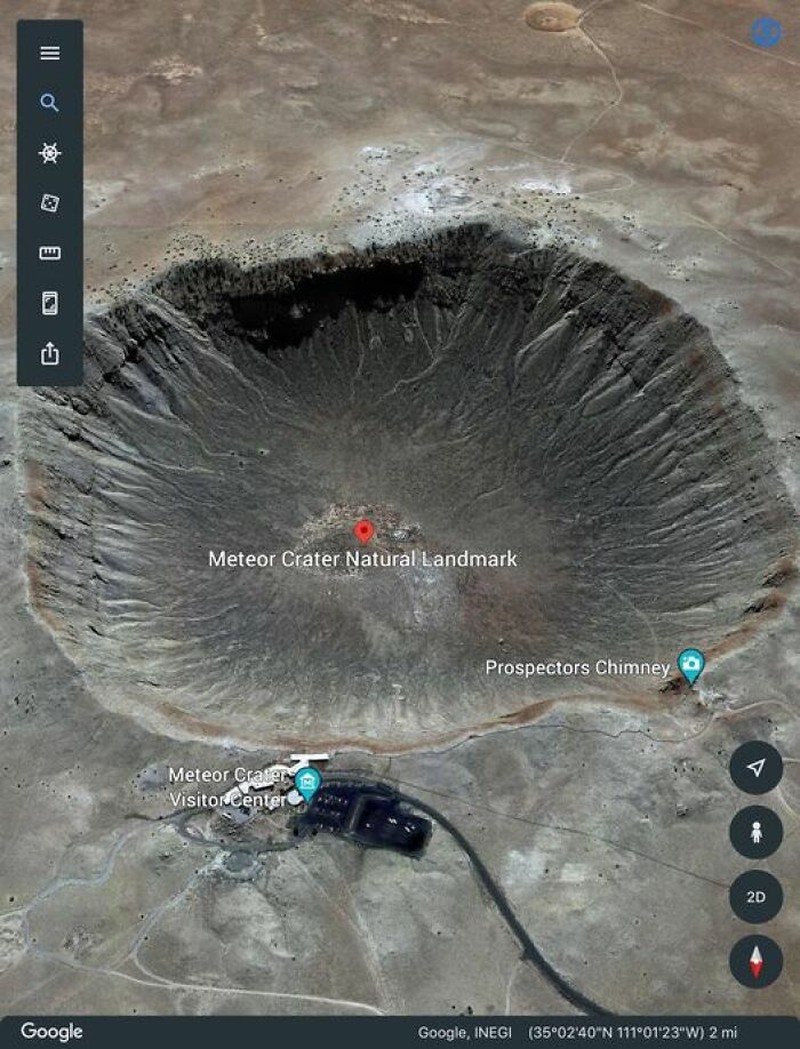 Keanehan di Google Earth