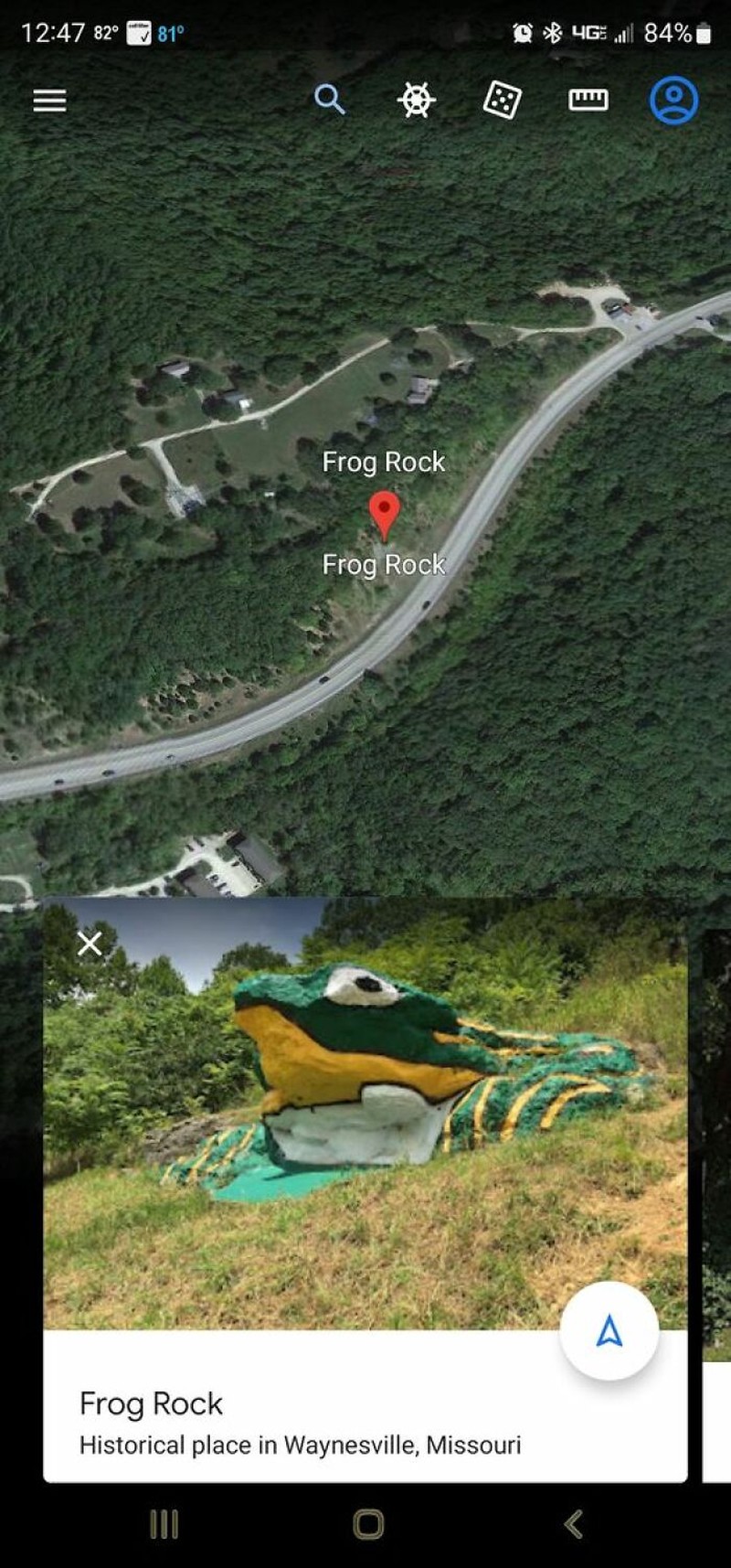 Keanehan di Google Earth