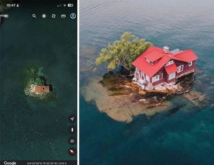 Keanehan di Google Earth