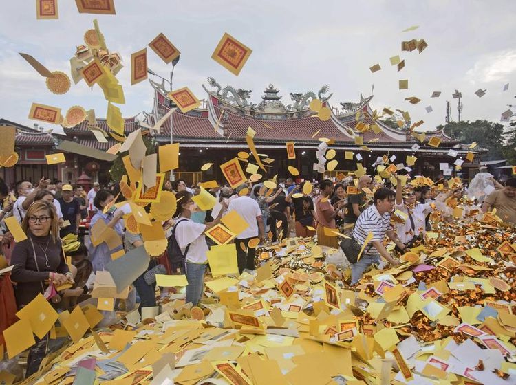 Kemeriahan Festival Hantu Lapar Etnis Tionghoa di Medan