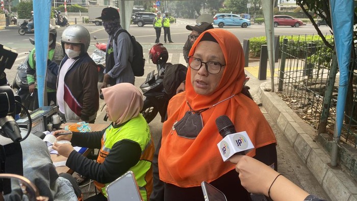 Kepala Seksi Pengedalian Pencemaran dan Perusakan Lingkungan (PPKL) Sudin LH Jaksel, Tuty Ernawati,