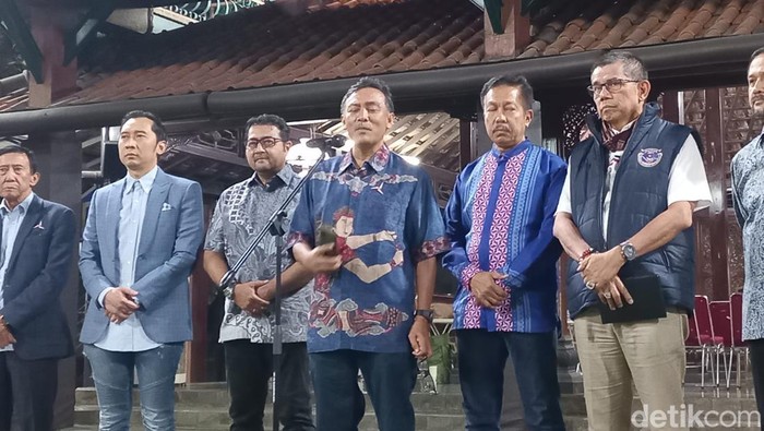Konpers Majelis Tinggi Partai Demokrat di Cikeas