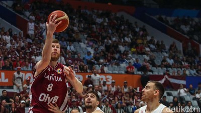 Latvia Bekuk Juara Bertahan Spanyol di FIBA World Cup 2023