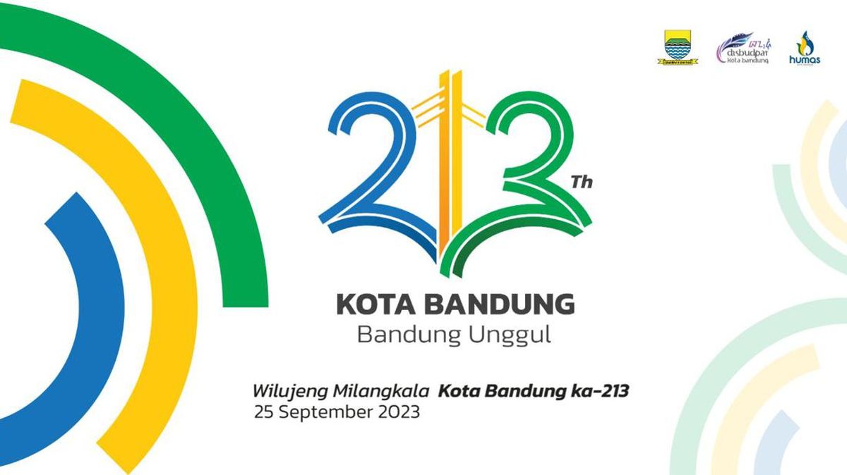 Agenda HUT ke-213 Kota Bandung, Filosofi Logo, dan Link Download