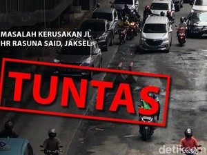 Before-After Perbaikan yang Lama Dinantikan di Jl HR Rasuna Said Jaksel