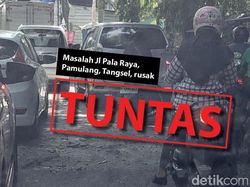 Before-After Perbaikan Jl Pala Raya Pamulang, Tangsel
