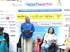 Mega Travel Fair Bandung Tawarkan Diskon Besar bagi Wisatawan