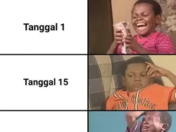 Meme Gajian Numpang Lewat, Bikin Nyes di Hati