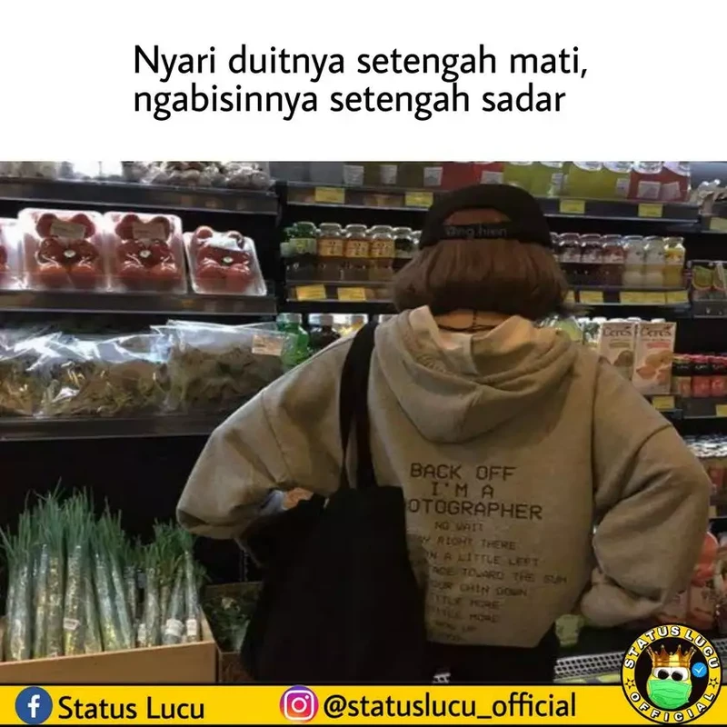 Namanya juga gajian. Kayanya lima menit, habis itu uangnya dipakai buat bayar cicilan. Yang sabar ya, Bos!