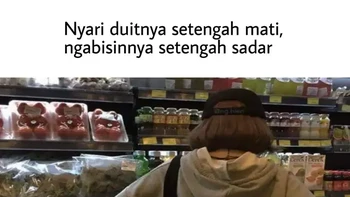 Kayak kena hipnosis aja gitu. Foto: Facebook/Status Lucu