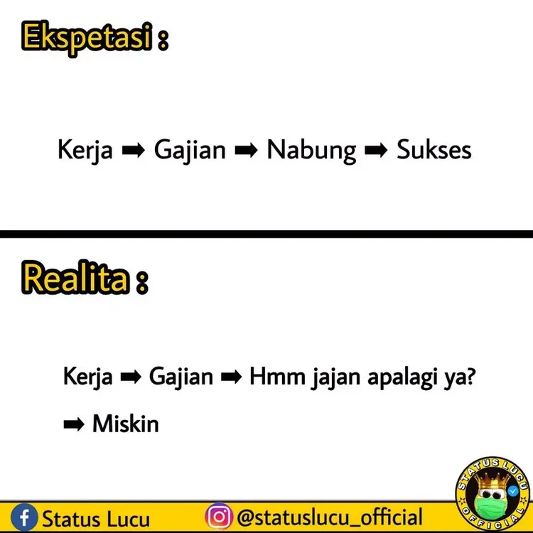 Namanya juga gajian. Kayanya lima menit, habis itu uangnya dipakai buat bayar cicilan. Yang sabar ya, Bos!
