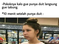Meme Gajian Numpang Lewat, Bikin Nyes di Hati