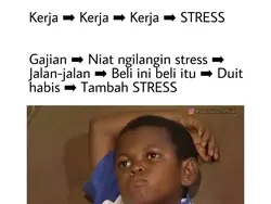 Meme Gajian Numpang Lewat, Bikin Nyes di Hati