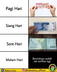 Namanya juga gajian. Kayanya lima menit, habis itu uangnya dipakai buat bayar cicilan. Yang sabar ya, Bos!