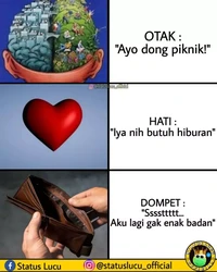 Namanya juga gajian. Kayanya lima menit, habis itu uangnya dipakai buat bayar cicilan. Yang sabar ya, Bos!