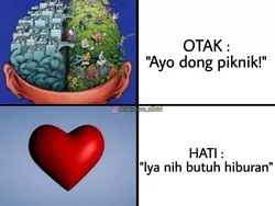 Meme Gajian Numpang Lewat, Bikin Nyes di Hati