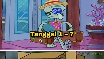 Kebanyakan healing, tahu-tahu uangnya sudah habis duluan. Foto: Facebook/Status Lucu