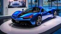 Bagi penggemar otomotif, sebuah garasi megah dirancang untuk menampilkan koleksi mobil mewah yang mengesankan.” tulis Veliz dalam caption Instagramnya.