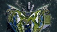 Proyek bernama Messi Mansion in Miami ini terinspirasi dari logo merek Lionel Messi sendiri, berbentuk huruf M yang ikonik dan dapat terlihat dengan jelas dari pandangan udara.